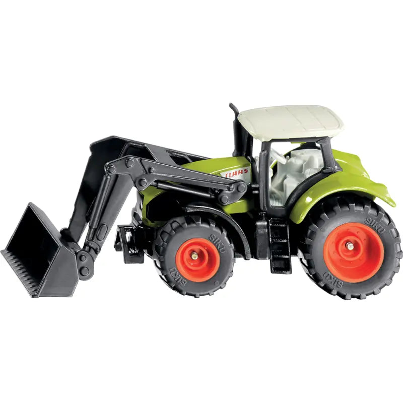 Siku Claas Axion mit Frontlader 1:87 – Mini-Traktor mit beweglichem Frontlader
