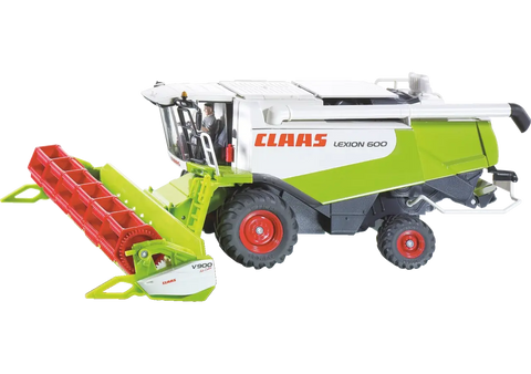 Mähdrescher Claas Lexion 600 Siku 1991 im Maßstab 1:50 – Seitenansicht