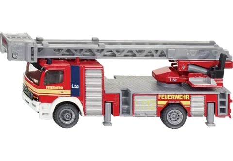 Siku Feuerwehr-Drehleiter LKW 1841 im Maßstab 1:87 mit ausziehbarer Leiter