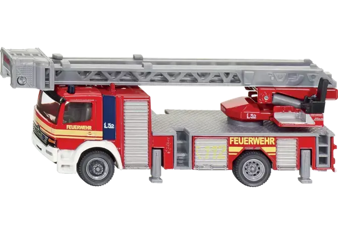 Siku Feuerwehr-Drehleiter LKW 1841 im Maßstab 1:87 mit ausziehbarer Leiter