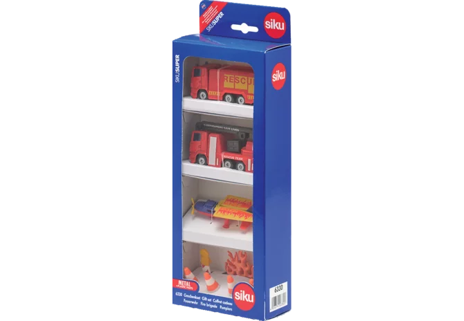 SIKU Feuerwehr Set 1:87 mit Einsatzfahrzeugen
