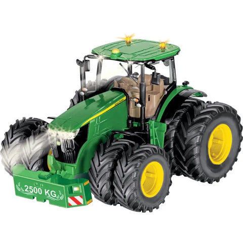 SIKU John Deere 7290R Bluetooth Traktor 6735 mit Doppelreifen im Maßstab 1:32