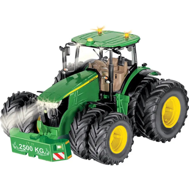 SIKU John Deere 7290R Bluetooth Traktor 6735 mit Doppelreifen im Maßstab 1:32