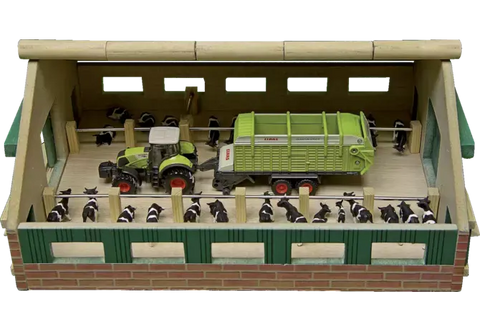 Siku Kuhstall 12 Liegeboxen 610492 im Maßstab 1:87 – Miniatur-Stall ohne Inhalt