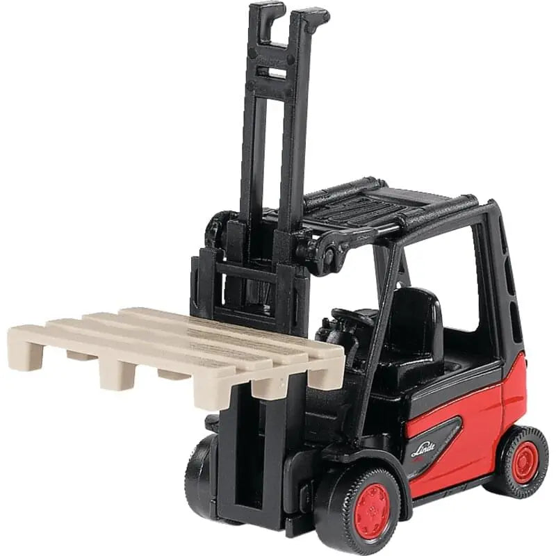 Siku Linde Gabelstapler 1:87 mit beweglicher Gabel in rotem Linde-Design