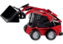 Siku Manitou 3300V Kompaktlader Spielzeug mit verstellbarem Frontlader im Maßstab 1:32
