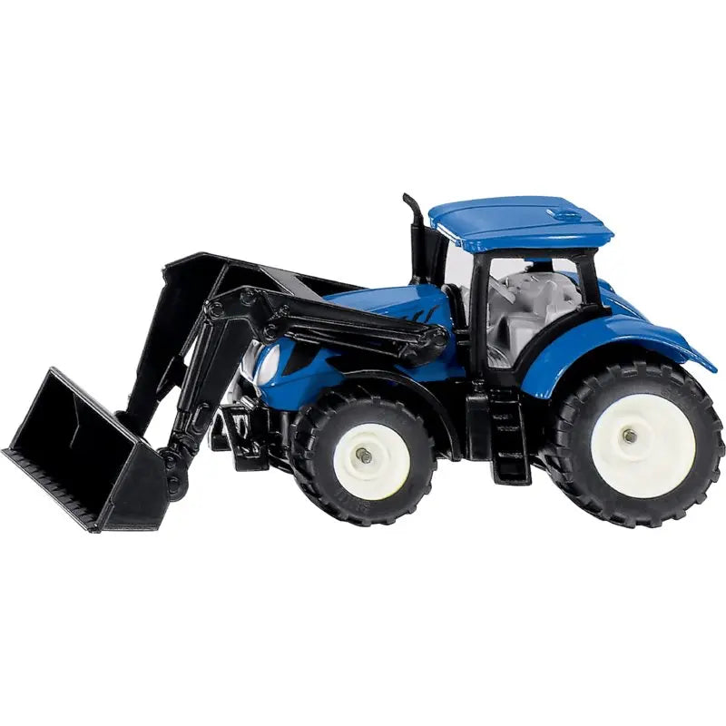 Siku New Holland Traktor mit Frontlader 1:32 – Detailansicht des Spielzeugtraktors