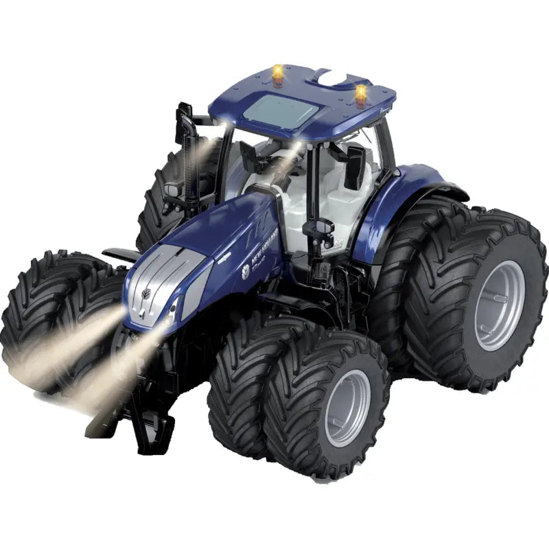 SIKU New Holland T7.315 Bluetooth Traktor 6738 im Maßstab 1:32 mit Doppelrädern