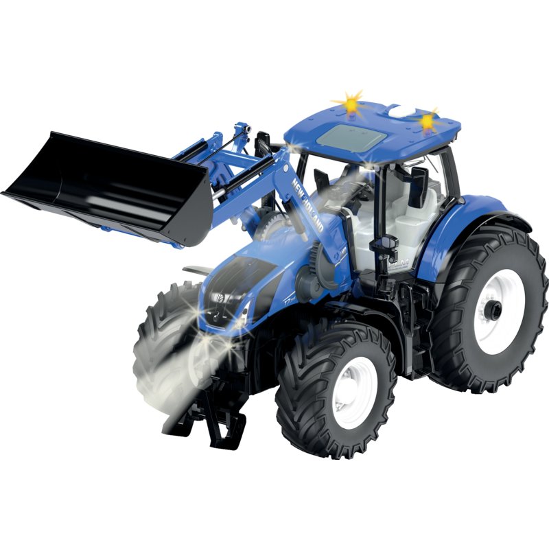 SIKU New Holland T7.315 Bluetooth Traktor mit Frontlader im Maßstab 1:32