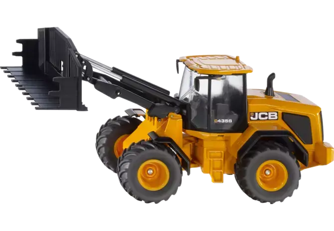 Radlader JCB 435S Agri 3663 von Siku im Maßstab 1:16 mit beweglicher Frontschaufel
