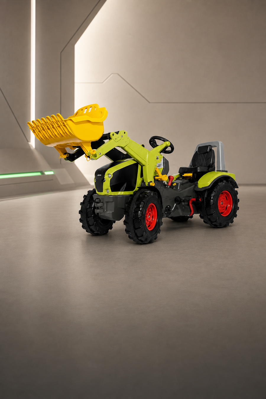 Claas Axion 960 X-Trac Premium im futuristischen Studio