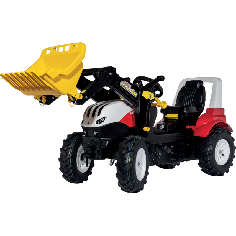 Premium Steyr 6300 Terrus CVT Kindertraktor mit Frontlader und Luftreifen