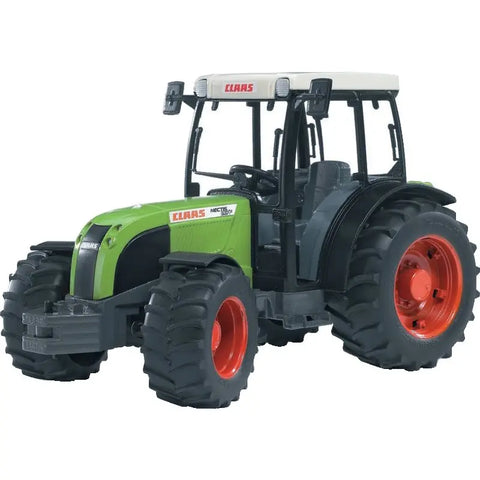 Bruder Claas Nectis 267F Kompakttraktor 1:16 – Seitenansicht des grünen Spielzeug-Traktors