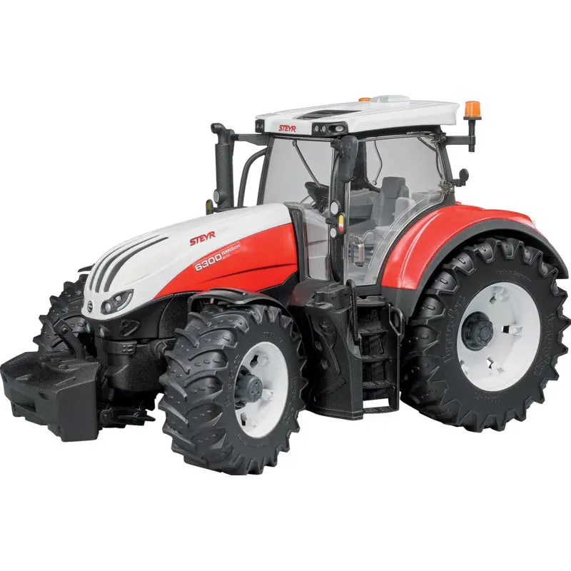 Bruder Steyr 6300 Terrus Traktor 1:16 mit geöffneter Motorhaube seitlich