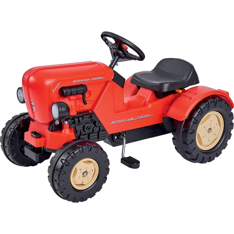 Trettraktor Porsche Diesel BIG Kindertraktor in Rot – Seitenansicht