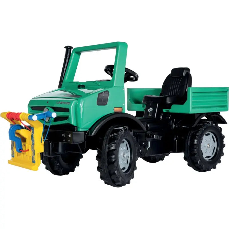 rollyToys Unimog Forst mit Seilwinde – Kinderfahrzeug für Abenteurer rollytoys