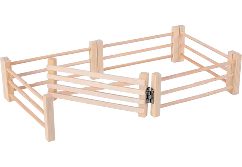 Bruder Weidezaun 6-teilig 1:32 – flexibles Zaunset für Bauernhof-Spielwelten