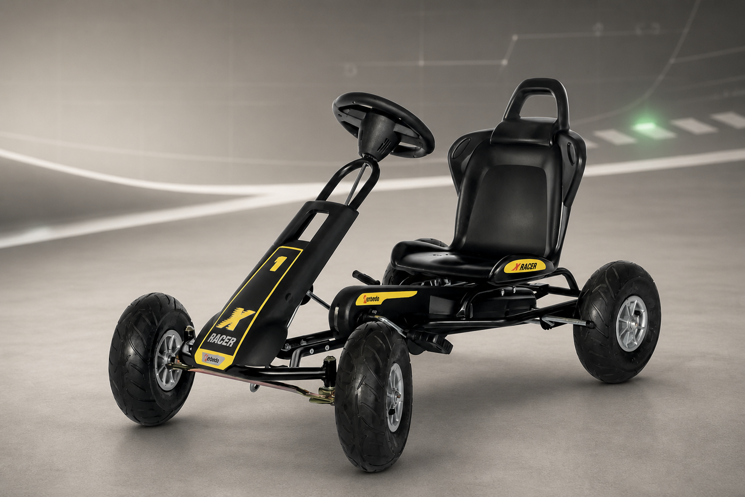 Ferbedo X-Racer Go-Kart 105007 – Kinderfahrzeug ab 3 Jahren