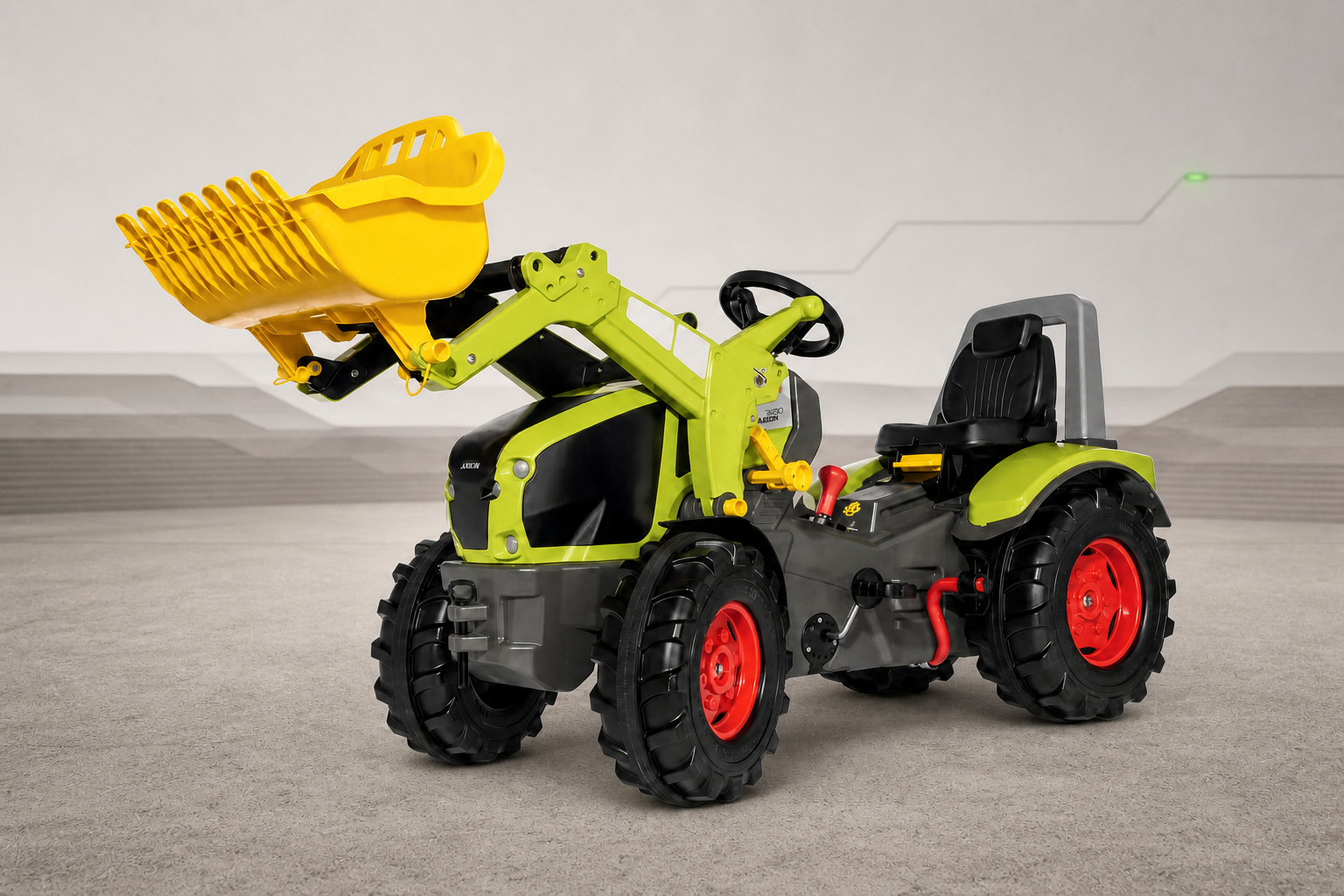 Claas Axion 960 Kindertraktor mit Lader und Schaltung – rollyX-Trac Premium